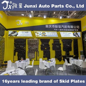 Junxi nhôm động cơ Bìa skid tấm phù hợp cho Ford Ranger T9 Raptor Everest T8 F150 Bronco Isuzu Dmax SUV Pickup phụ kiện - Product Image 3