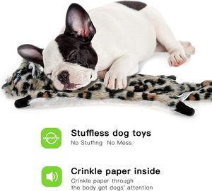 Juguete <span class=keywords><strong>de</strong></span> Peluche para Perros, con Certificación CE, Tejido Resistente, Sin Relleno, con Sonido, Ecológico, para <span class=keywords><strong>Cachorros</strong></span> Pequeños y Medianos - Product Image 3