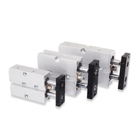 Airtac TN16X10S TN16X50S TN16X100S TN16X150S série 2 Double temps Double tige de Piston pneumatique en alliage d'aluminium cylindre pneumatique