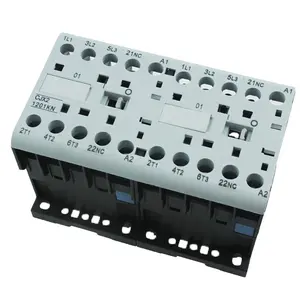 YUMO Mini Contator de Luz CJX2-1201K 24V AC com Corrente de Classificação NC 12A para Circuitos Pequenos