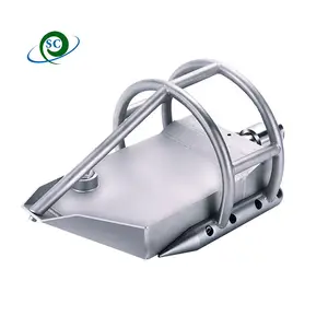 CS Stainless steel Skid shaped heavy WATER shovel nozzle for sand, sludge, mud cleaning in pipes