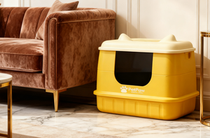 Large Capacity Enclosed <strong>Plastic</strong> Automatic <strong>Cat</strong> Litter <strong>Box</strong> 65L Inner Space Eco-Friendly Odor Control Easy Cleaning Accessory - Product Image 2