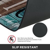 Tapis de cuisine moderne personnalisé CR Wholesale, rembourré, anti-fatigue, imperméable et antidérapant