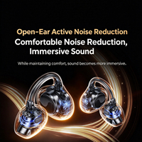 UGREEN WS218 HiTune S8 Écouteurs sans fil à clip d'oreille ouvert ANC 6.0, Audio haute résolution LDAC, 6 micros