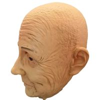 Halloween drôle masque de clown en latex Halloween, masque d'Halloween led s'allume, cosplay Halloween masques vieil homme couvre-chef transgenre