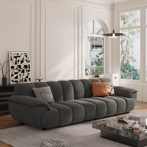 Modern Living Room Velvet Combination <strong>Sofa</strong> <strong>Foam</strong> Filled Linear <strong>Sofa</strong> sealed Packaging Multiple Sizes Are Available for Selection - Product Image 2