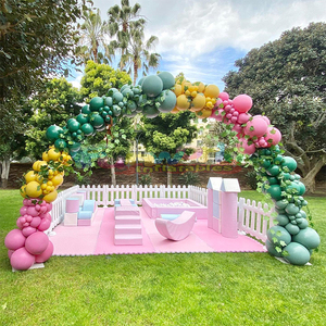Juegos de juegos suaves para niños, área interior al aire libre, equipo de juego suave para escalar con combo de ballpit - Product Image 4
