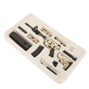 Metalen Speelgoed Pistool Camouflage Ar18 1:3 Model Jongens Cadeau Afneembare Assemblable Collectie Desktop Decoratie Metalen Speelgoed Pistool Model - Product Image 5