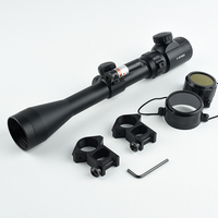 SYQT Lunette de Visée Optique 3-9X40 Combinée Point Rouge Laser Tactique pour la Chasse