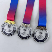 Médaille Ronde en Cristal Personnalisable avec Coffret Cadeau – Vente Directe Usine, Idéale pour les Compétitions