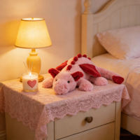 Jelly Catt Peluche en coton biologique Dragon du ciel Dragon des neiges, animaux en peluche doux et rembourrés, coussin lesté avec rembourrage en PP
