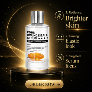 Sérum Visage PDRN Bounce Ball avec Hyaluronate de Sodium, <span class=keywords><strong>Collagène</strong></span> Hydrolysé et Panthénol - Apaisant et Hydratant - Product Image 6