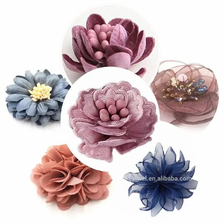 Spanisch Handgemachte Künstliche pailletten Blume Patch Für Schuhe Haar Band/Bekleidung Zubehör