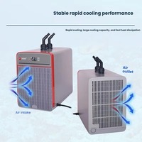 Aoling - Boîte de réfrigération automatique de luxe en métal à température constante pour aquarium d'eau douce et de corail