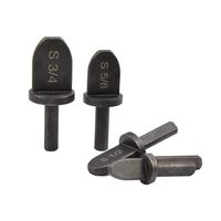 Lot de 5 outils d'expansion de tubes de climatisation en cuivre de marque CR, outil de sertissage à tige hexagonale pour perceuse électrique, finition oxyde noir, 62 mm