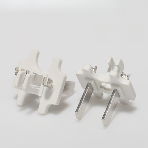 Herramienta estándar nacional Soporte de enchufe Marco interior de dos pines Terminal de cable de alimentación Inserto de enchufe de 2 pines - Product Image 2