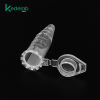 Kedelab Fabricants de tubes de centrifugation micro coniques en plastique de laboratoire de 2ml 5ml 15ml 50ml à fond plat