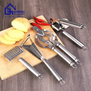 Bán Buôn Nhà Bếp Nấu Ăn Công Cụ Thép Không Gỉ Khoai Tây Peeler Với Lưỡi Đôi Ergonomic 7 ''Serrated Rau Peeler Công Cụ