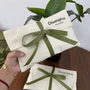 QMS Custom Natural Canvas <b>Envelope</b> Bags with Logo Reusable Cotton <b>Envelope</b> Bags for School Work Daily Life Women's <b>Envelope</b> Bag - Product Image 5