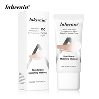 Fond de teint Lakerain changeant de couleur SPF 15, écran solaire, unifie le teint, éclaircissant, hydratant, imperméable
