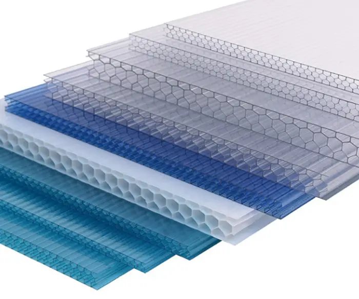 8mm plastic panel Cellular polycarbonate sheet hollow germany bayer polycarbonate sheet