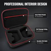 Étui de transport pour manette de jeu en EVA rigide, antichoc, étanche pour PS5, PS5 Pro, DualSense Edge, PS5 Slim, PS4 Pro