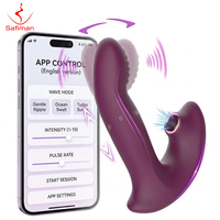 Vibradores de bragas controlados por aplicación, inalámbricos, telescópicos, con cuentas rodantes, succionadores de clítoris, estimuladores de punto G, juegos para adultos, juguetes sexuales
