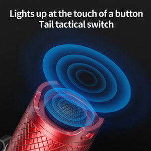 Linterna Táctica Smiling Shark, Recargable, LED, Impermeable, para Camping y Actividades al Aire Libre - Product Image 4