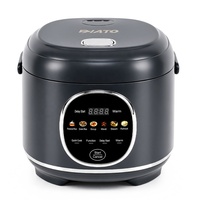 Cuisinière à riz intelligente avec revêtement antiadhésif personnalisé, pot intérieur en plastique, tasse doseuse, 220V, cuisson intelligente