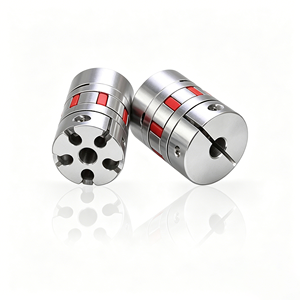 Acoplamiento de <span class=keywords><strong>Eje</strong></span> Cilíndrico Flexible de Alta Precisión, Conector OEM de Aleación de Aluminio para Equipos CNC y de Automatización - Product Image 1
