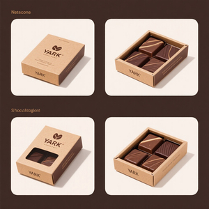 Biểu Tượng Tùy Chỉnh Sinh Thái Thân Thiện Với Lá Vàng Giấy Sô Cô La Thanh Bao Bì Hộp Quà Tặng Hộp Nấm Phong Cách Hộp Nhà Sản Xuất - Product Image 6