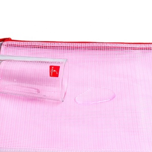 Custom A4 PVC Mesh Zipper Document Bag With Logo <strong>File</strong> <strong>Folder</strong> <strong>Holder</strong> for Office &amp; Home Organization Conference <strong>Folder</strong> - Product Image 5