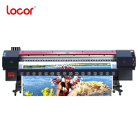 Impresora Plotter Locor de Formato Grande de 3.2m (10 Pies) para Exteriores, Compatible con Dx5/xp600/dx7, para Impresión de Lonas Flexibles, Vinilo y Lona, con Tinta Eco Solvente