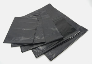 55 gallon PE dùng một lần màu đen phẳng nặng túi nhựa mạnh mẽ lớn công nghiệp tái chế túi rác - Product Image 5
