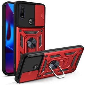 MOTO G 플레이 2023 케이스 충격 방지 전화 커버와 헤비 듀티 마그네틱 킥스탠드 링 - Product Image 2