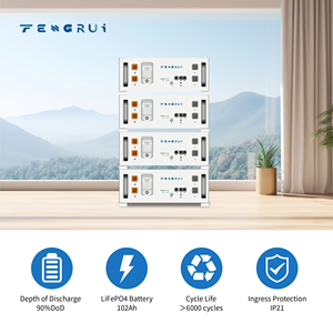 แบตเตอรี่ลิเธียมไอรอนฟอสเฟตแบบติดตั้งบนแร็ค 5.22kWh 10.44kWh 102Ah คุณภาพสูง 90% IP21 CAN/RS485 สำหรับระบบพลังงานแสงอาทิตย์ - Product Image 3