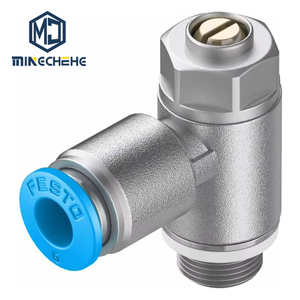 One-Way Flow Control Valve GRLZ-1/8-QS-6-D GRLZ-1/4-QS-8-D GRLZ-3/8-QS-10-D Pneumatic <b>Speed</b> <b>Controller</b> for Air Cylinder Parts - Product Image 1