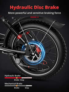 Bicicleta Eléctrica Fat Tire, Bicicleta <span class=keywords><strong>de</strong></span> Carretera Eléctrica, Bicicleta <span class=keywords><strong>de</strong></span> Montaña con Doble Motor, Fatbike <span class=keywords><strong>de</strong></span> 2000W QJ8, Bicicleta Eléctrica Híbrida Urbana para Adultos - Product Image 5