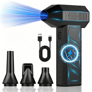 Latest Design Compact Mini Turbo Blower Jet Fan 5000mah High Speed Air Duster Electric Cordless Brushless Motor DIY Home - Product Image 1