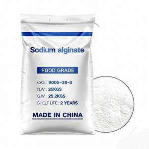 CAS 9005-38-3 Fabrieksgroothandel Voedingskwaliteit Natriumalginaat 25kg Eetbaar Grondstof voor het maken van Sea Baby Water Spirit Water Polo - Product Image 2