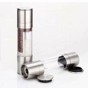 Adjustable Industrial 2-in-1 Salt & <b>Pepper</b> <b>Grinder</b> Stainless Steel Spice Mill with Ceramic Mechanism Hand Operated - Product Image 3