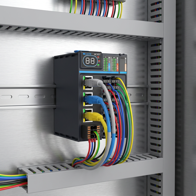 LicOS Programmable Logic Controller 64-Axis EtherCAT Industrial Automation PLC RS485 RS232