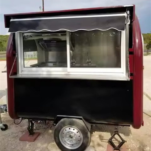 Food Truck Rétro de Style Urbain de Houston, Vendant des Hot-Dogs, des Pizzas, des Hamburgers, du <span class=keywords><strong>Barbecue</strong></span> au <span class=keywords><strong>Charbon</strong></span> de Bois, avec un Ensemble de Cuisine Complet - Product Image 3