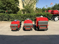 Penyemprot Pestisida Pertanian Remote Control 500L 350L Robot Pestisida Otomatis Beroda Penggerak Udara