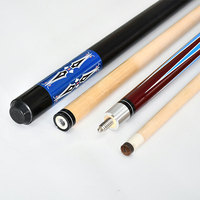 Harga Terjangkau Tongkat Biliar 2-Piece 57-Inci, Tongkat Biliar Kayu Keras Solid dengan Ujung 12.5mm untuk Biliar, TP-C4807