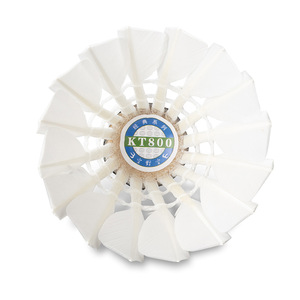 Volante de Bádminton Profesional KT800 de Pluma de Pato, Pluma Recta, Grado de Torneo Internacional, 20 Años de Durabilidad - Product Image 5