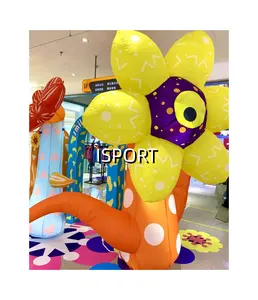 Plant Flower Inflatables LED Lighting pilier de fleur gonflable pour la publicité