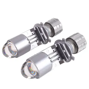 small size biled headlight car projectors led fog lamp 3500k 6500k mini led bulb h4 led lens for cars