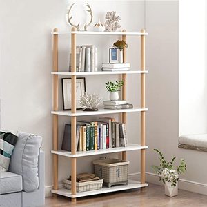 Factory Custom Multi Layer Wooden Storage <b>Book</b> <b>Stand</b> OEM ODM Custom Logo Multifunctional Standing Type Rack Shandong Living Room - Product Image 3
