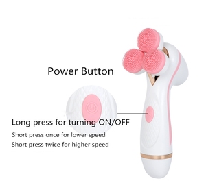 Konka — <span class=keywords><strong>brosse</strong></span> de nettoyage du <span class=keywords><strong>visage</strong></span> 3 en 1, Rechargeable, sonique, 3 roues, rotative, imperméable, nettoyage des pores, massage Spa, épurateur <span class=keywords><strong>Anti</strong></span>-vieillissement 3D - Product Image 5